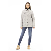 Jacob Cohen Gray Cotton Women Jacket -   -  Jacob Cohen.